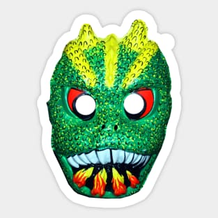 Godzilla mask Sticker